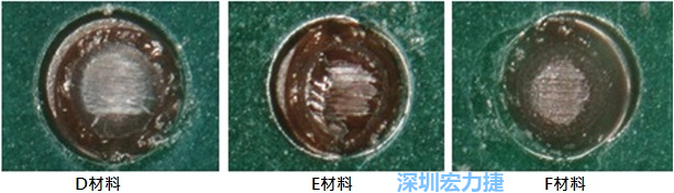 图14- 冷球拉力试验后，光学显微镜下的失效模式